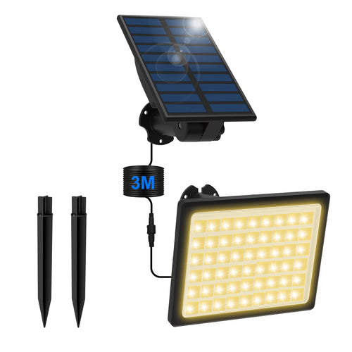 3000K/6000K Solar Wall Light Solar Garden Light IP65 Waterproof Solar Spotlight Solar Power Wall Lamp Solar Lights Outdoor