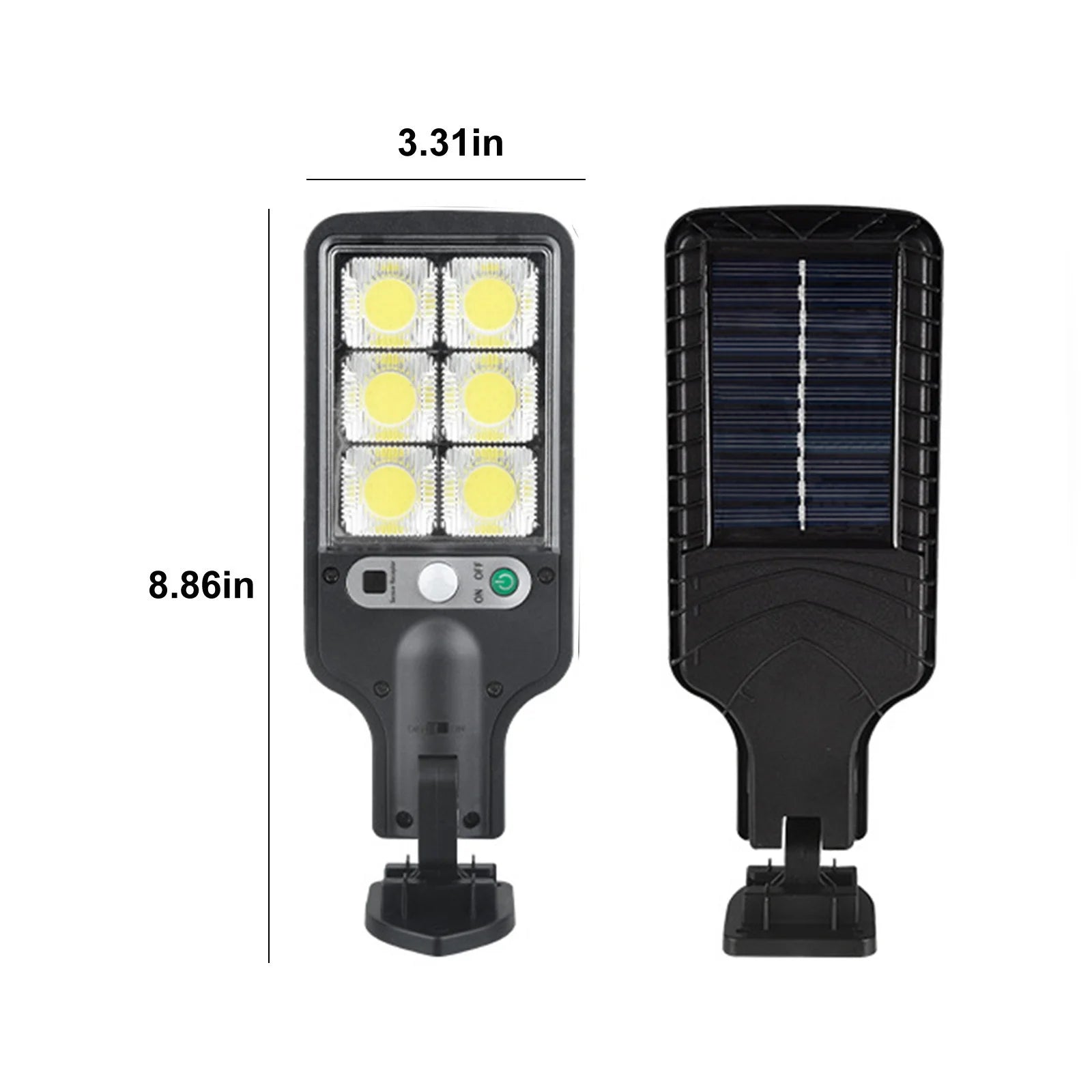 Outdoor Solar Lights for Yard, Motion Sensor Solar Powered Lights IP65, 3 Modes, with Remote Control,Wall Security Lights for Fence Yard Garden Patio Front Lámparas Solares Para Exteriores